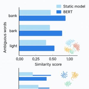 BERT comparing word meaning in two contexts - can machines understand language differences?